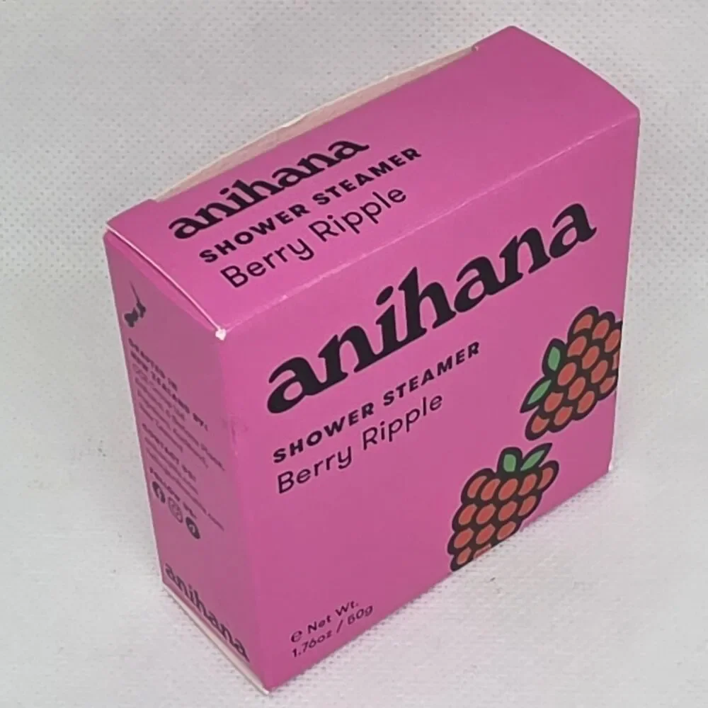 Anihana “Berry Ripple” Shower Steamer. Cruelty Free, No Phthalates/Parabens 50g